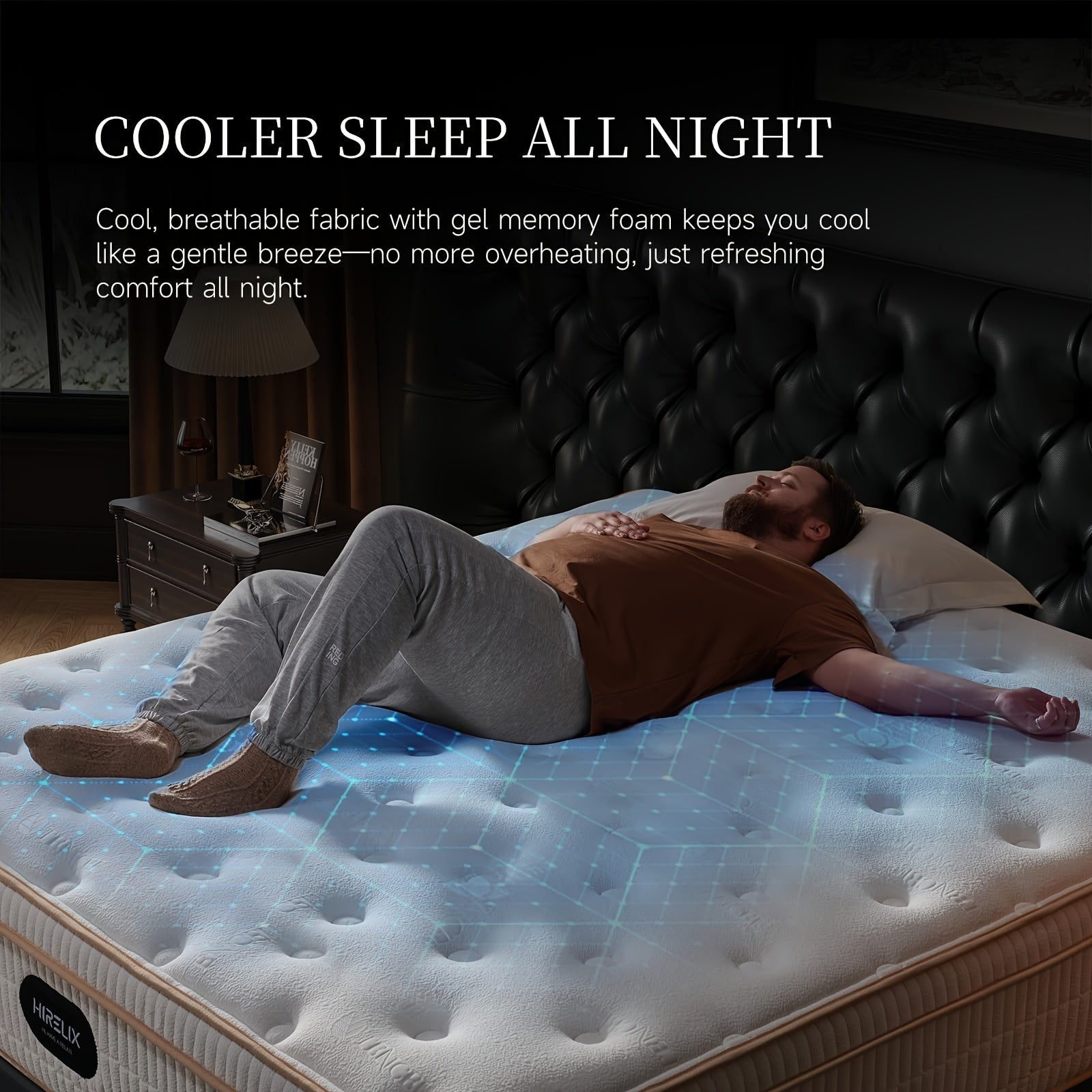 12 Inch Queen Hybrid Mattress | Cooling Gel Memory Foam & Zoned Pocket Coils, Pressure Relief, Motion Isolation, Breathable Bed In A Box, Medium Feel, Woven Top.