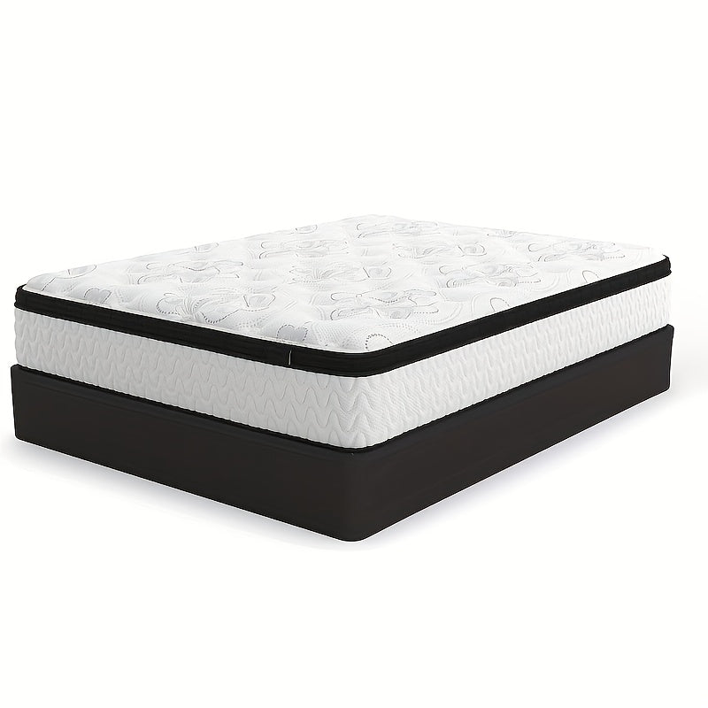 12 Inch Boxed Memory Sponge Independent Pocket Spring Mixed Large Mattress, Moderate Comfort with Best Lumbar Support for a Perfect Sleep Environment, Available in Twin, Full, Queen, King Options, Medium Firm Mattress, Supportive Sleep Surface