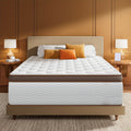 Queen Size 12-Inch Hybrid Mattress with Memory Foam & Pocket Springs - Medium Firm Feel, Motion Isolation & Pressure Relief, Support, Cooling Breathable Design, No Battery-Free Operation, Easy Setup in a Box - Ideal for Couples & Heavy Sleepers (Que