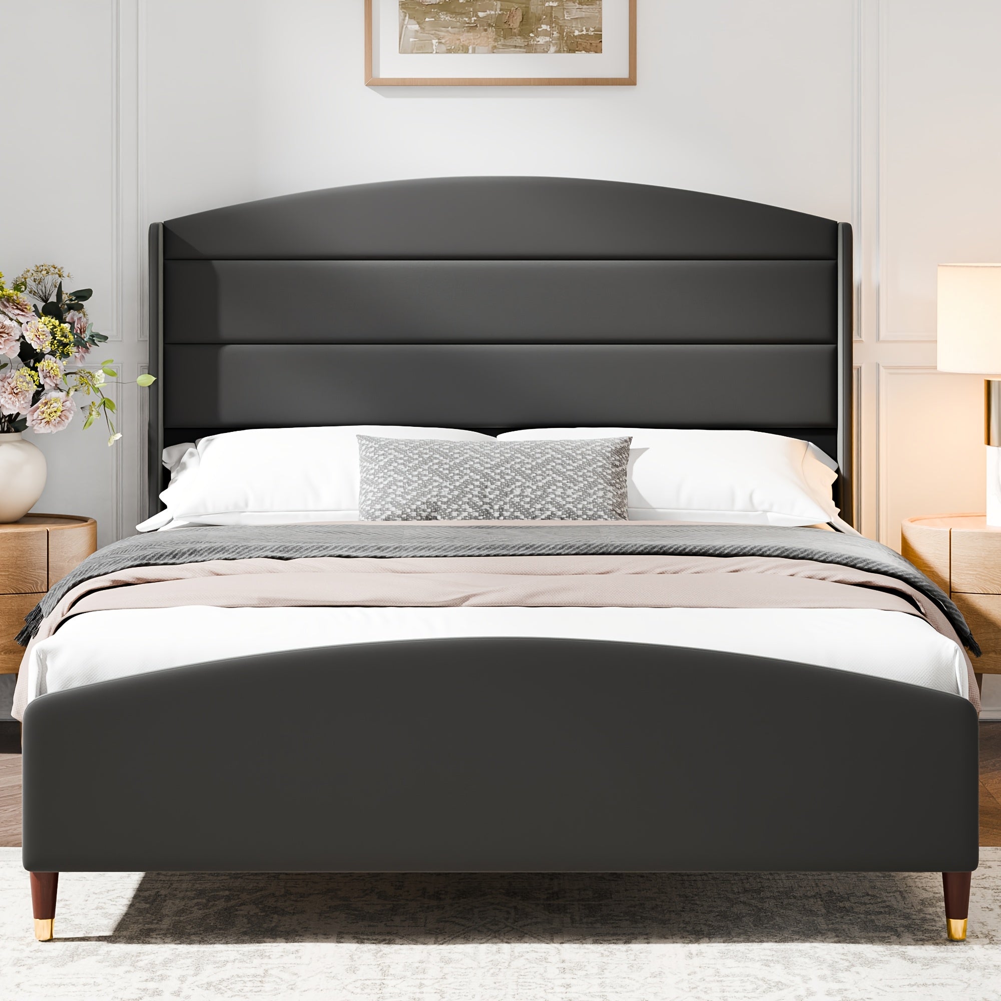 Full\u002FQUEEN\u002FKING Size Bed Frame with 50.4\