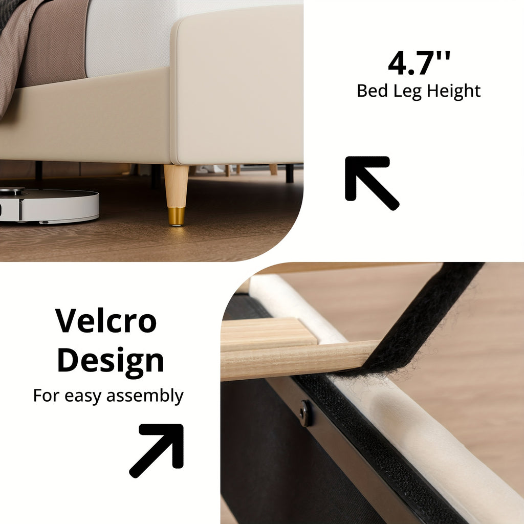 Full\u002FQUEEN\u002FKING Size Bed Frame with 50.4\