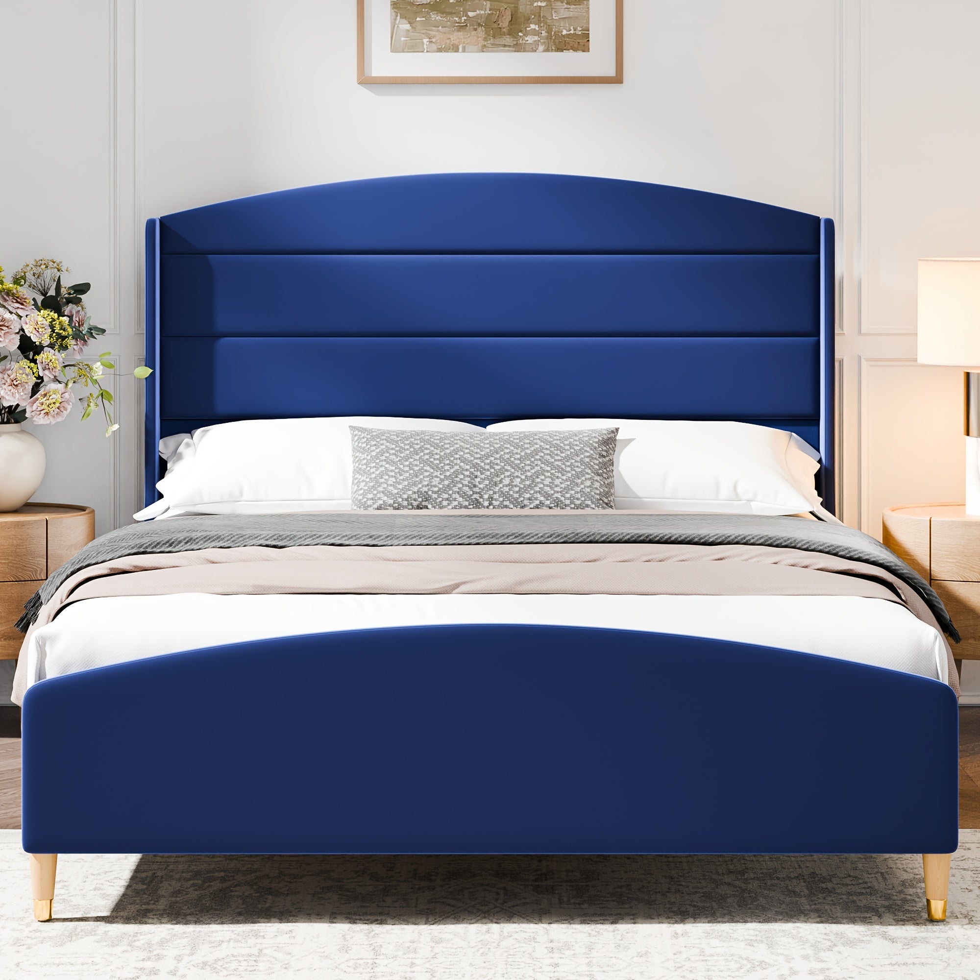 Full\u002FQUEEN\u002FKING Size Bed Frame with 50.4\