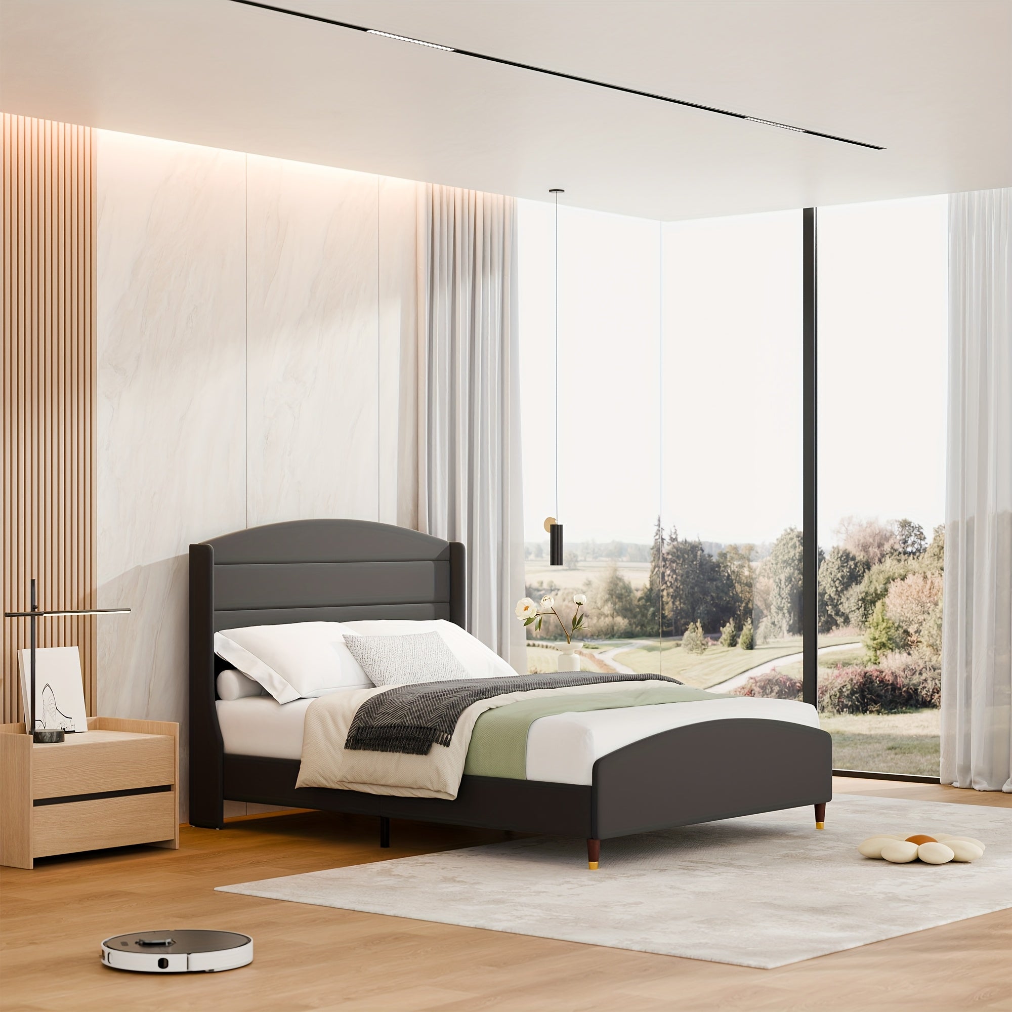 Full\u002FQUEEN\u002FKING Size Bed Frame with 50.4\