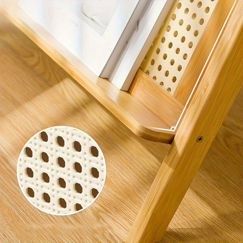 1 Bedside Table Mobile Storage Rack Sofa Side Table Glass Coffee Table, Creative Side Table Bedroom Bedside Table Living Room Decoration Bedroom Decoration Rental Room Supplies Home Storage And Organization Home Decoration