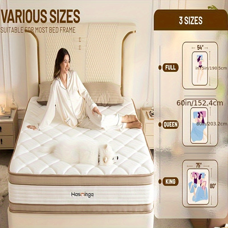 Memory Foam Roll-Up Mattress Memory Foam Compressed Roll-Up Mattress - Pressure Relief & Edge Support, Medium Firm Feel for Couples\u002FSolo Sleepers, Space-Saving Roll-Up Design - Easy Storage & Fast Delivery - Plush European Style Bedroom Essential