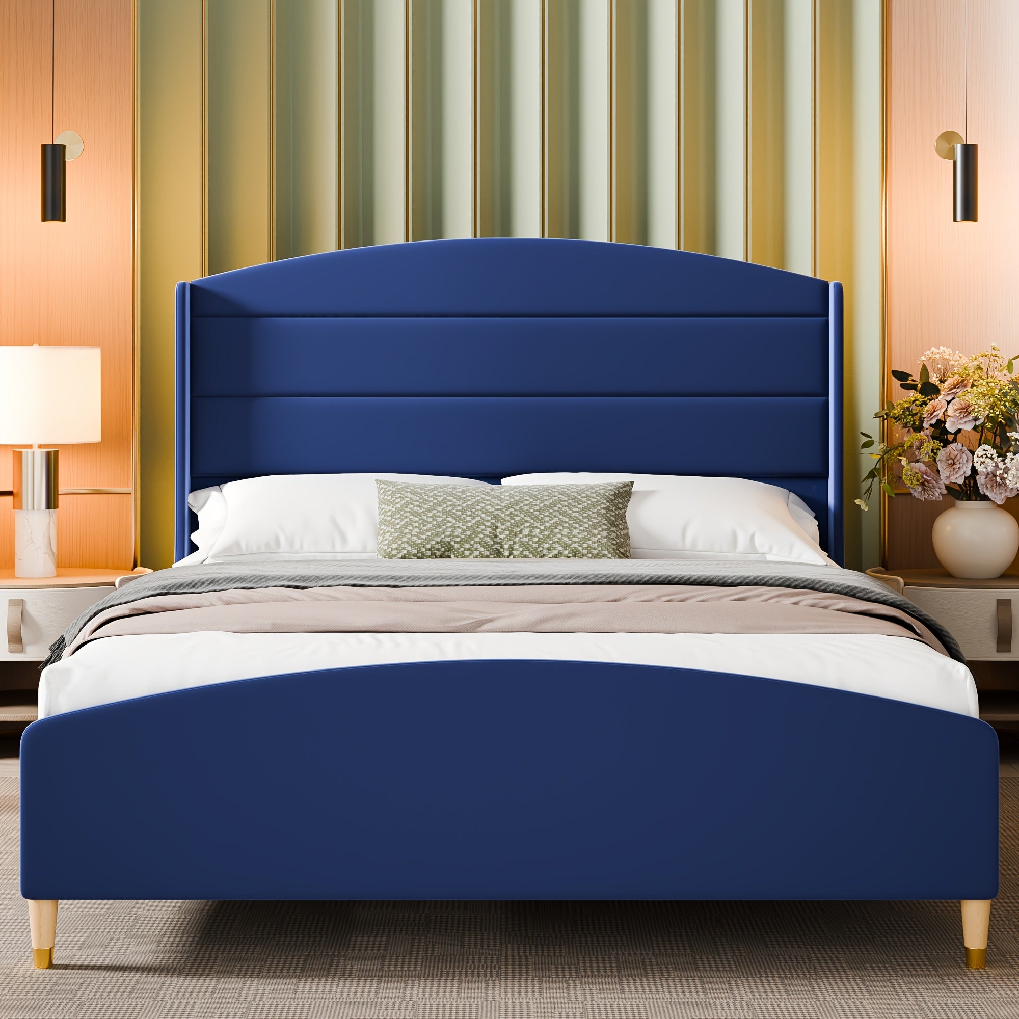 Full\u002FQUEEN\u002FKING Size Bed Frame with 50.4\