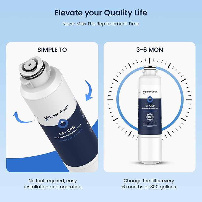 Refrigerator Water Filter For French Door Fridge Kitchen
