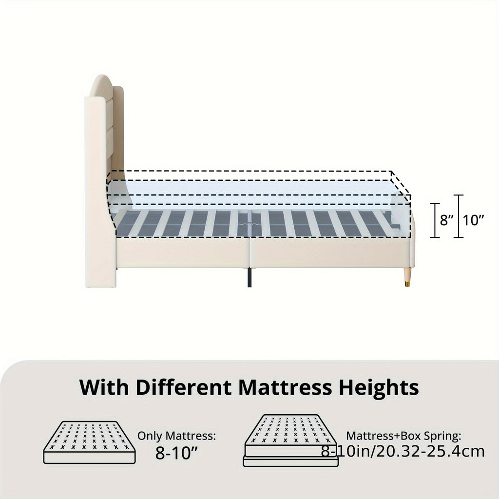 Full\u002FQUEEN\u002FKING Size Bed Frame with 50.4\