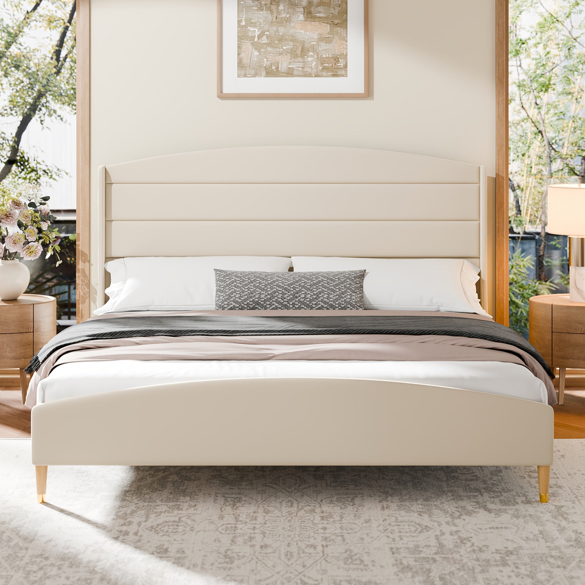 Full\u002FQUEEN\u002FKING Size Bed Frame with 50.4\