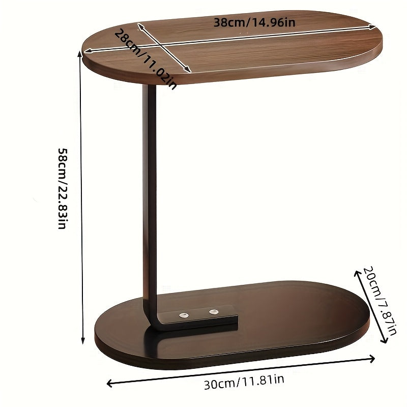 Versatile Side Table - Ideal for Laptop Use, Studying, Office Work, Or Placing to Your Bed. It Can Accommodate Books, Drinks, And Snacks
